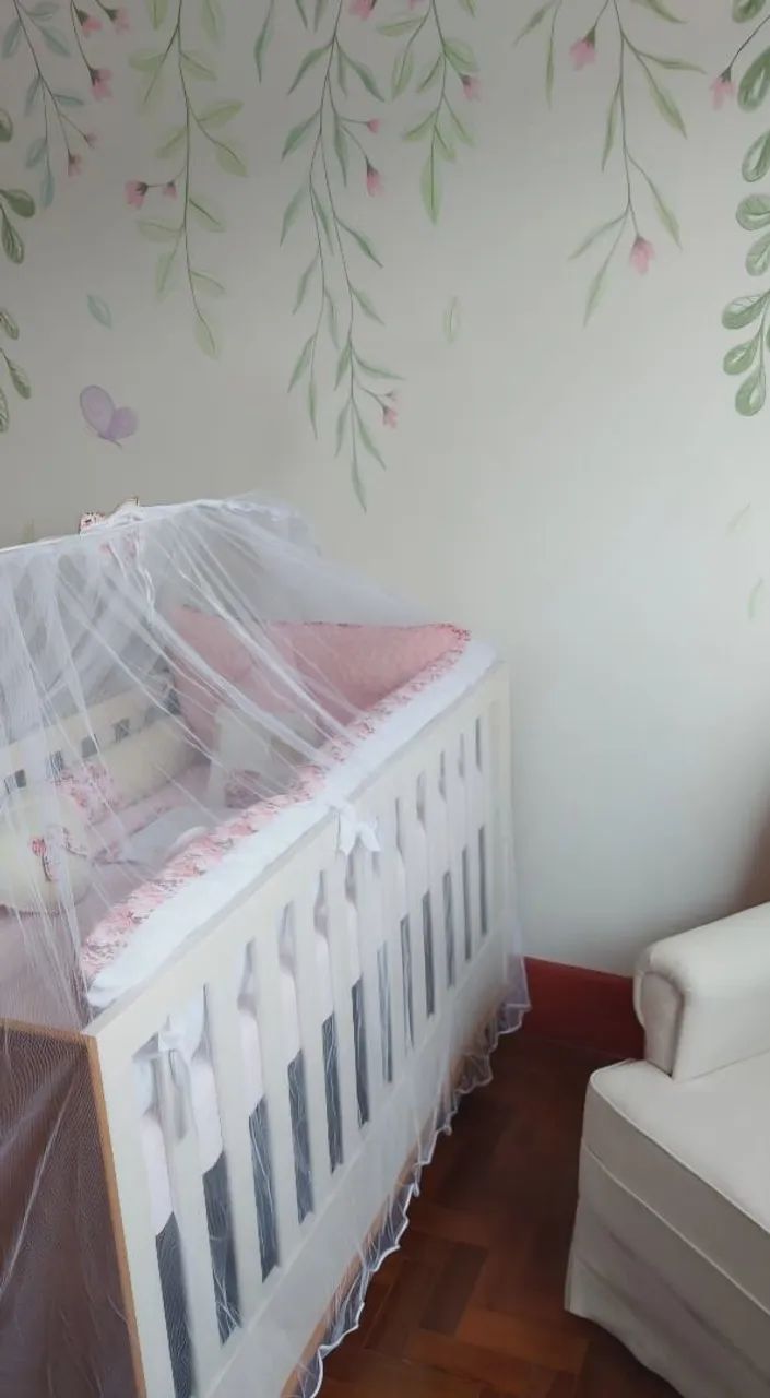 Berço Mini Cama com Colchão 
