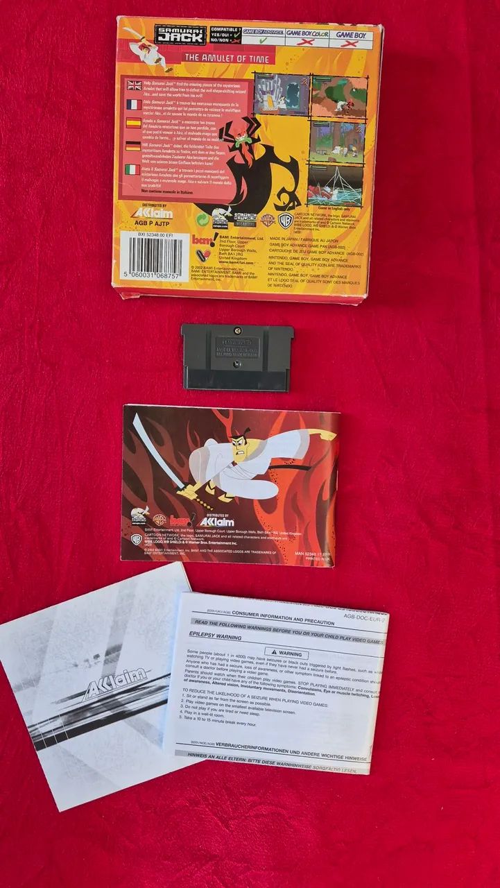 Jogo de Gameboy Samurai Jack: The Amulet of Time - Foto 2