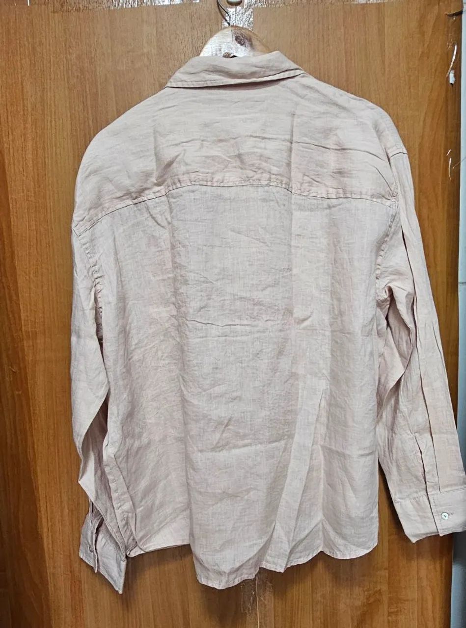 Camisa 100% linho tam M. Nova. - Foto 4