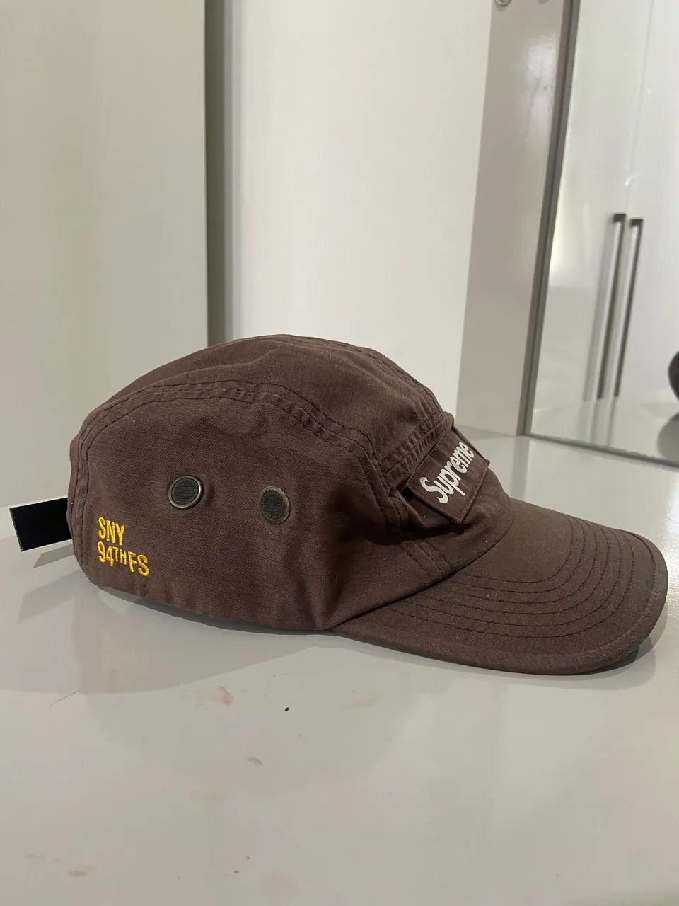 SUPREME - Boné Military Camp FW22 ?marrom? - Acessórios - São