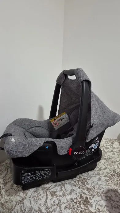 Carrinho de Bebê Moisés com Bebê Conforto e Base Veicular - Foto 2