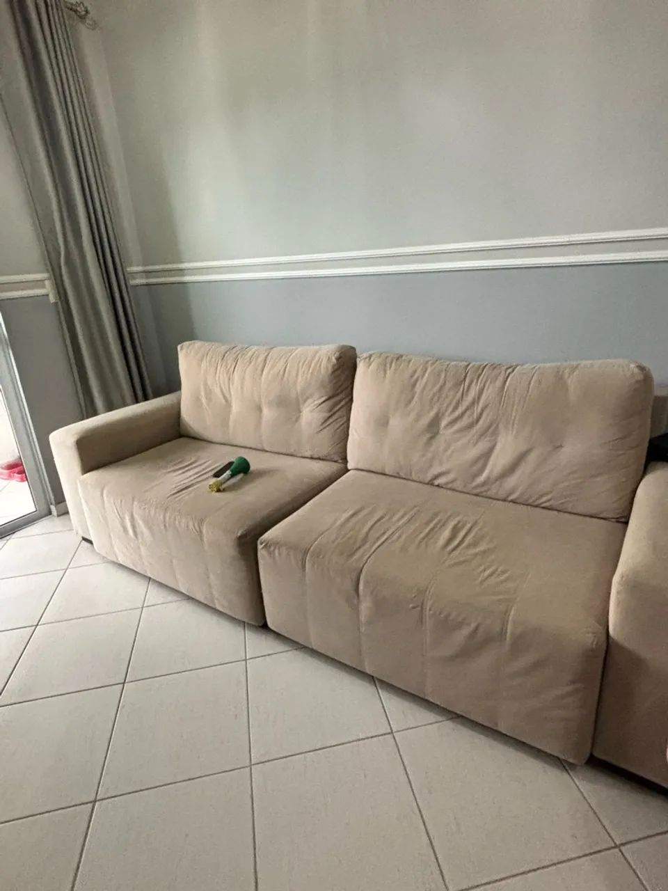 Vendo sofá usado largura de 2,50 