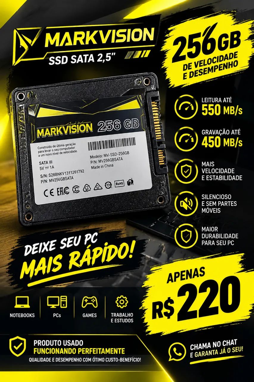 SSD Markvision 256GB SATA