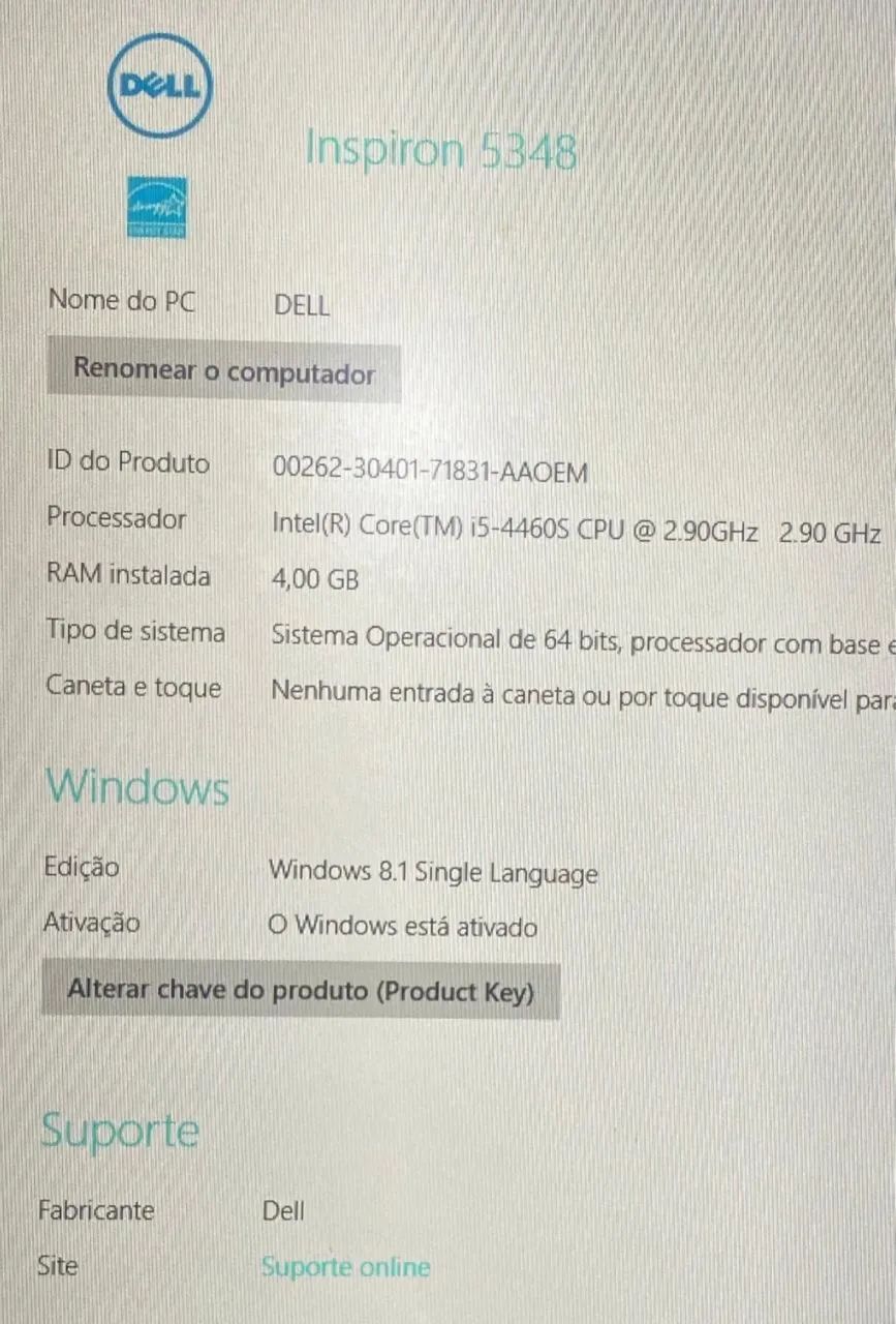 Vendo all in one Dell i5 23 polegadas - Foto 2