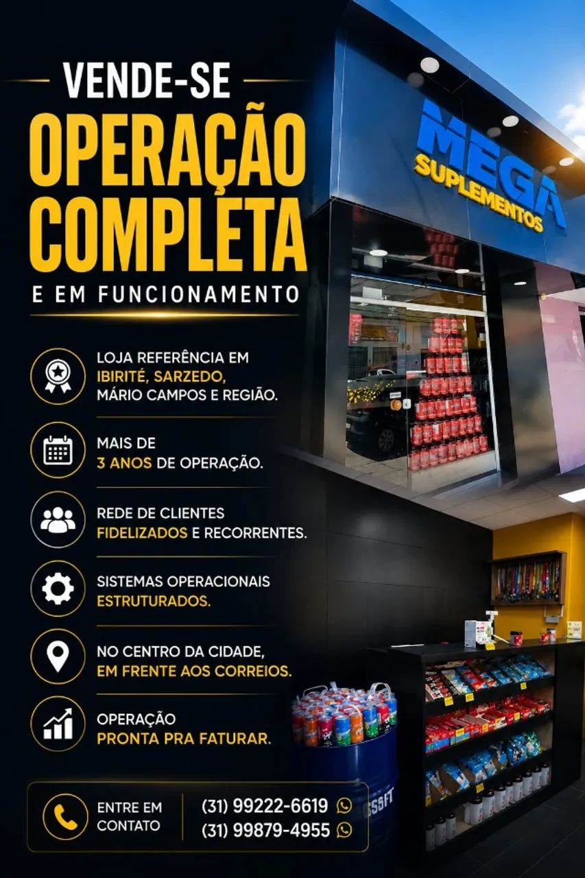 Loja de Suplementos Alimentares Completa - Foto 2