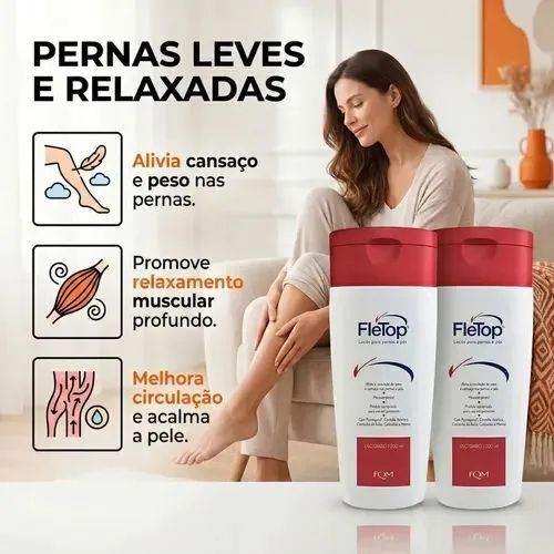 Loção Creme Pernas Fleetop