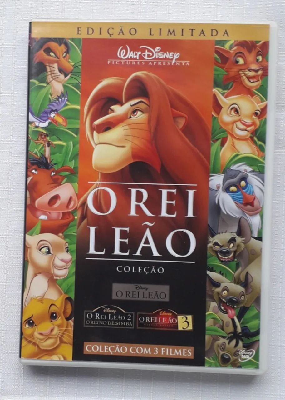 Dvd Trilogia O Rei Leão (original)