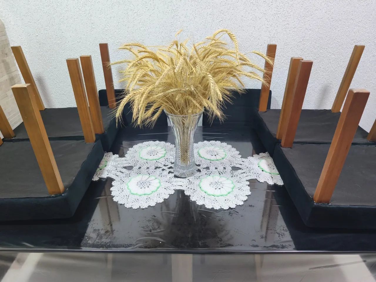 MESA DE VIDRO 6 CADEIRAS - Foto 3