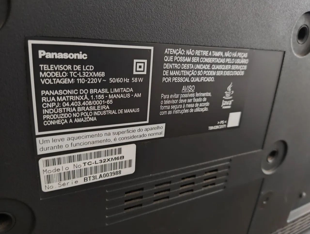 Tv Panasonic 32 polegadas led. - Foto 4