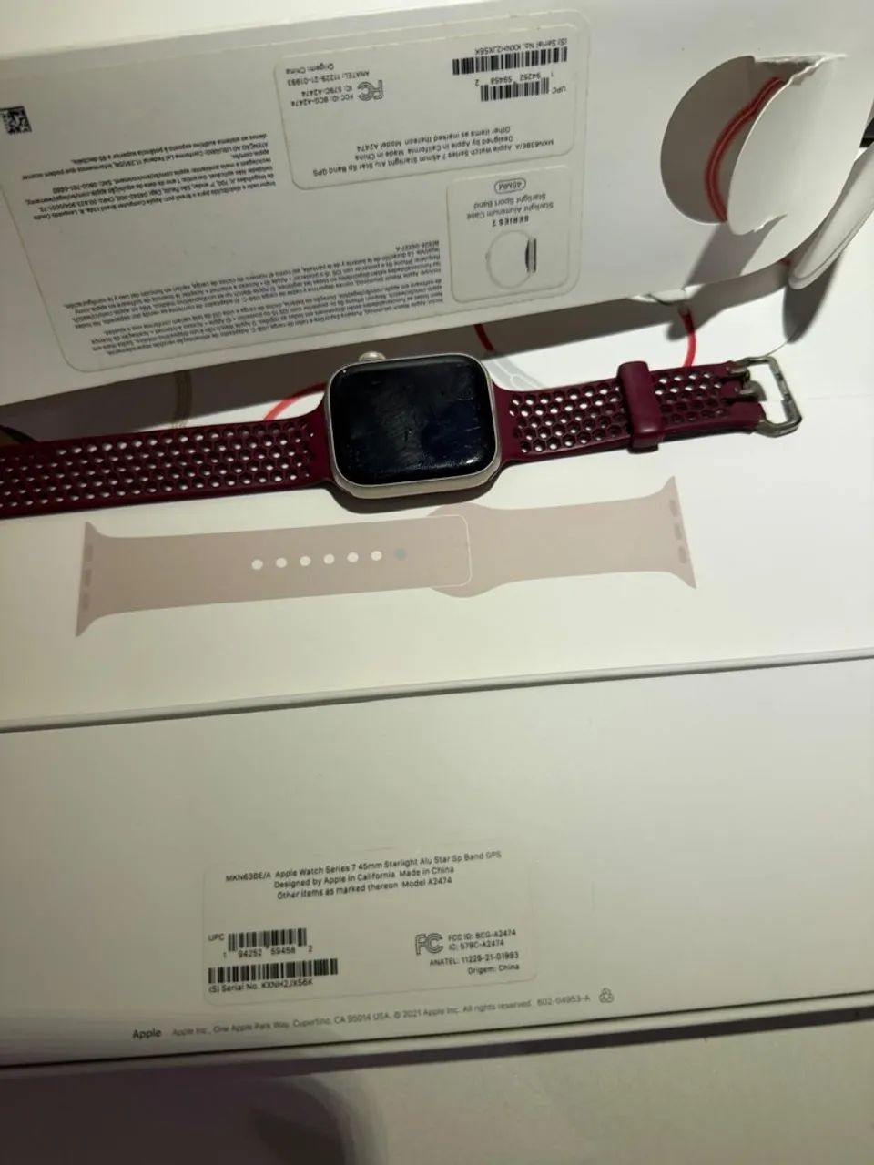 Apple Watch com caixa + NF + pulseira extra - Funcionando perfeitamente - Foto 5