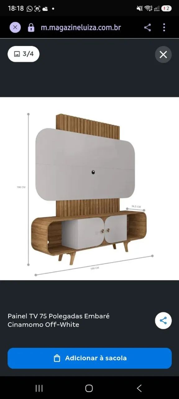Rack  com painel 