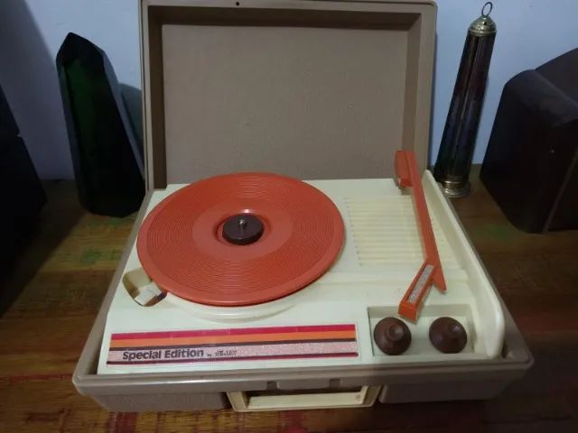 vitrola toca discos