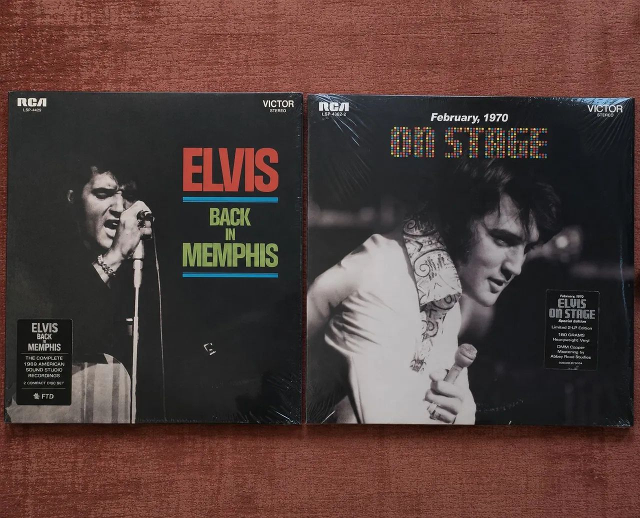 Elvis Presley FTD 2CD Back In Memphis + On Stage 2LP 180g