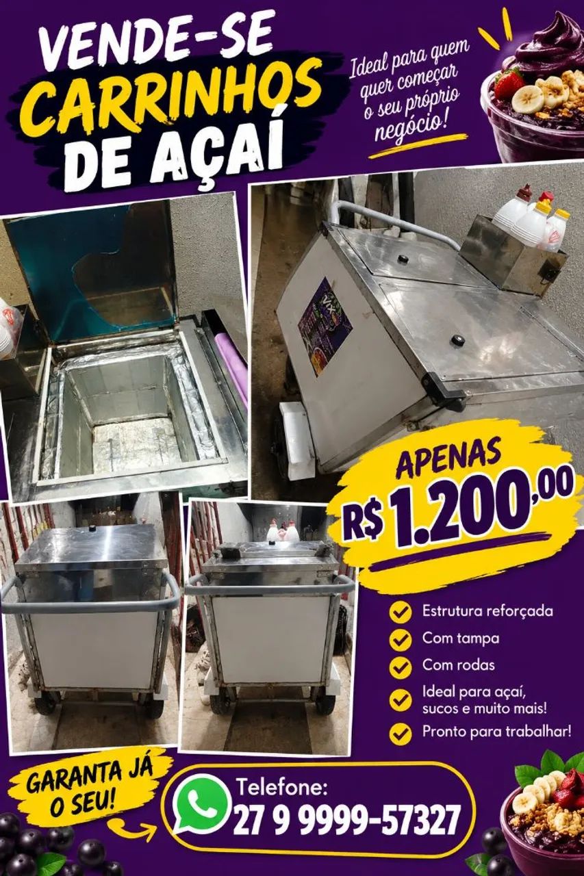 Carinho de açaí 