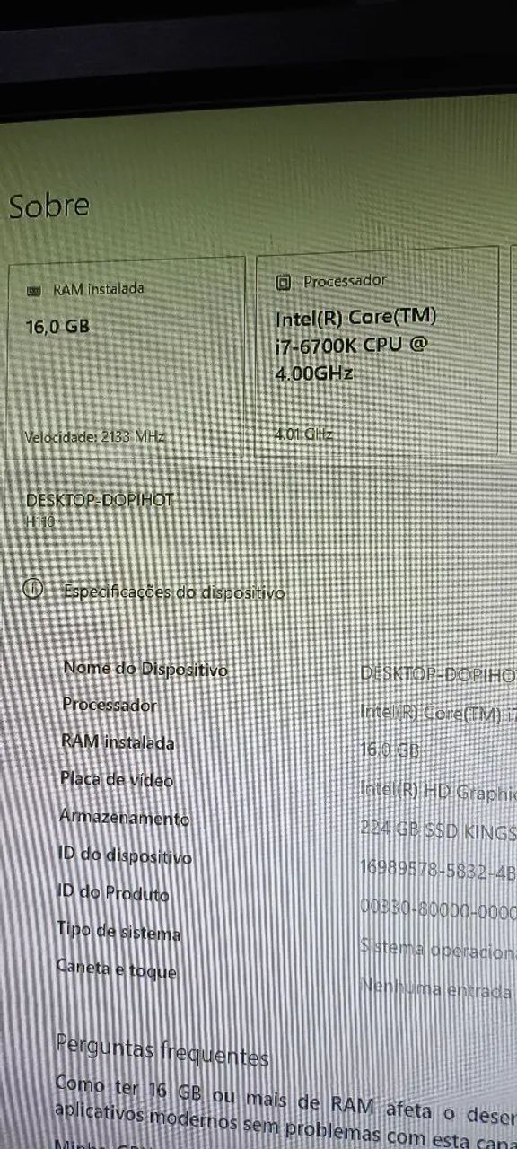 Kit i7 6700K + 16 GB DDR4 + Placa mãe  - Foto 5