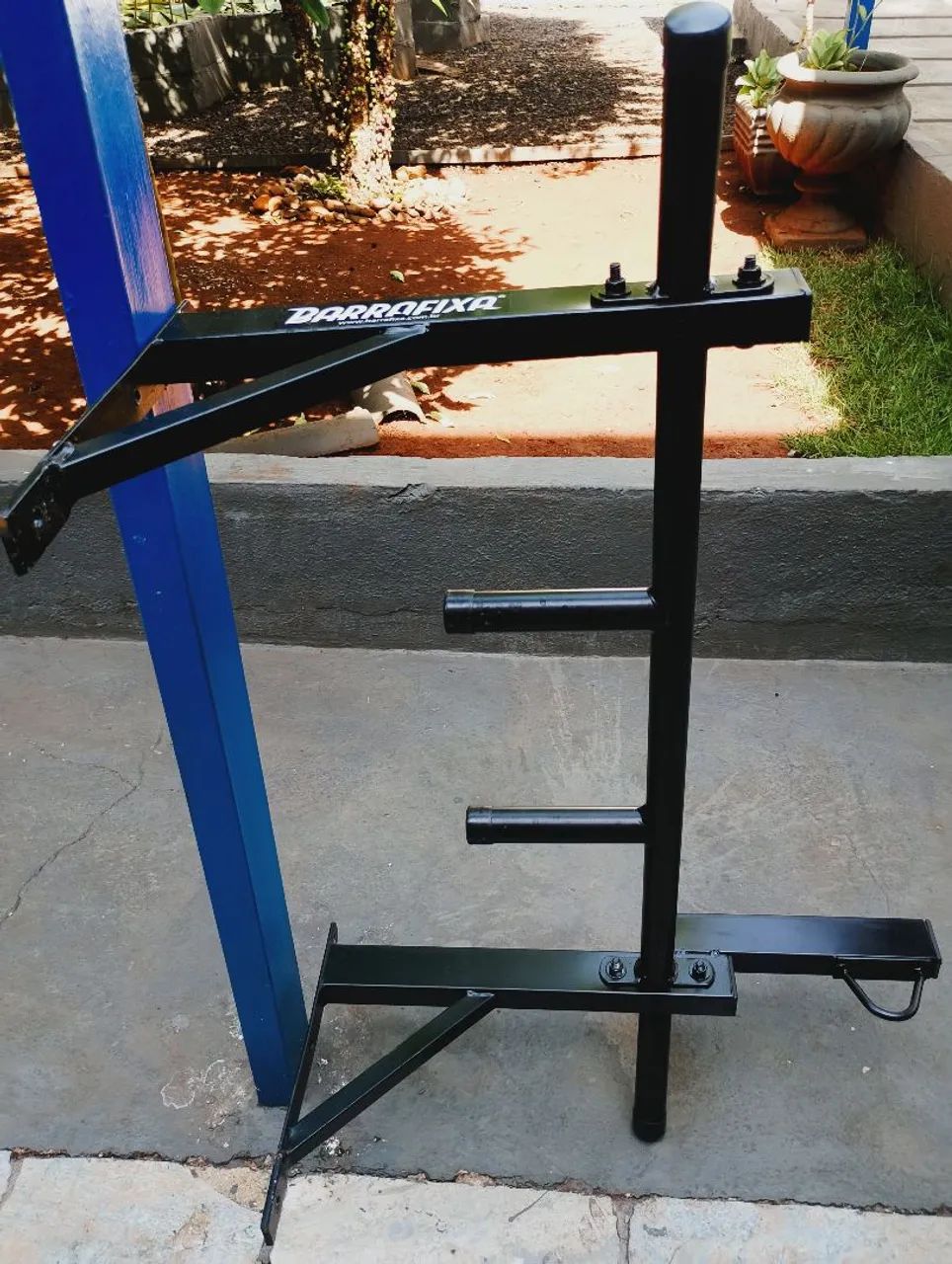 Barra fixa com suporte saco  - Foto 5