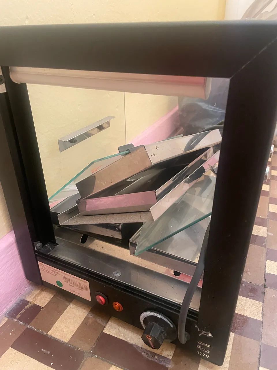 Vitrine de salgados