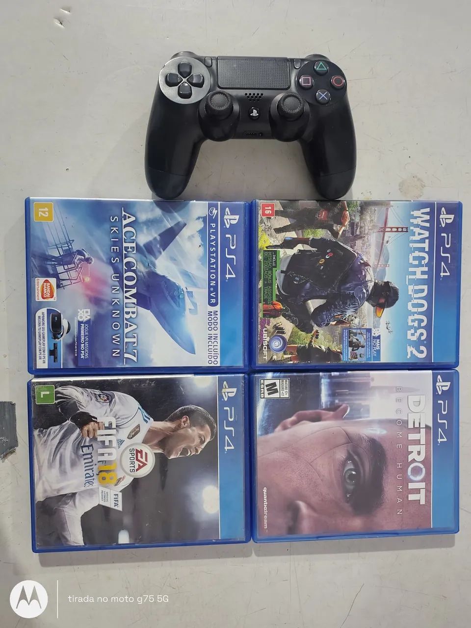 Controle PS4 mais 4 jogos  - Foto 4