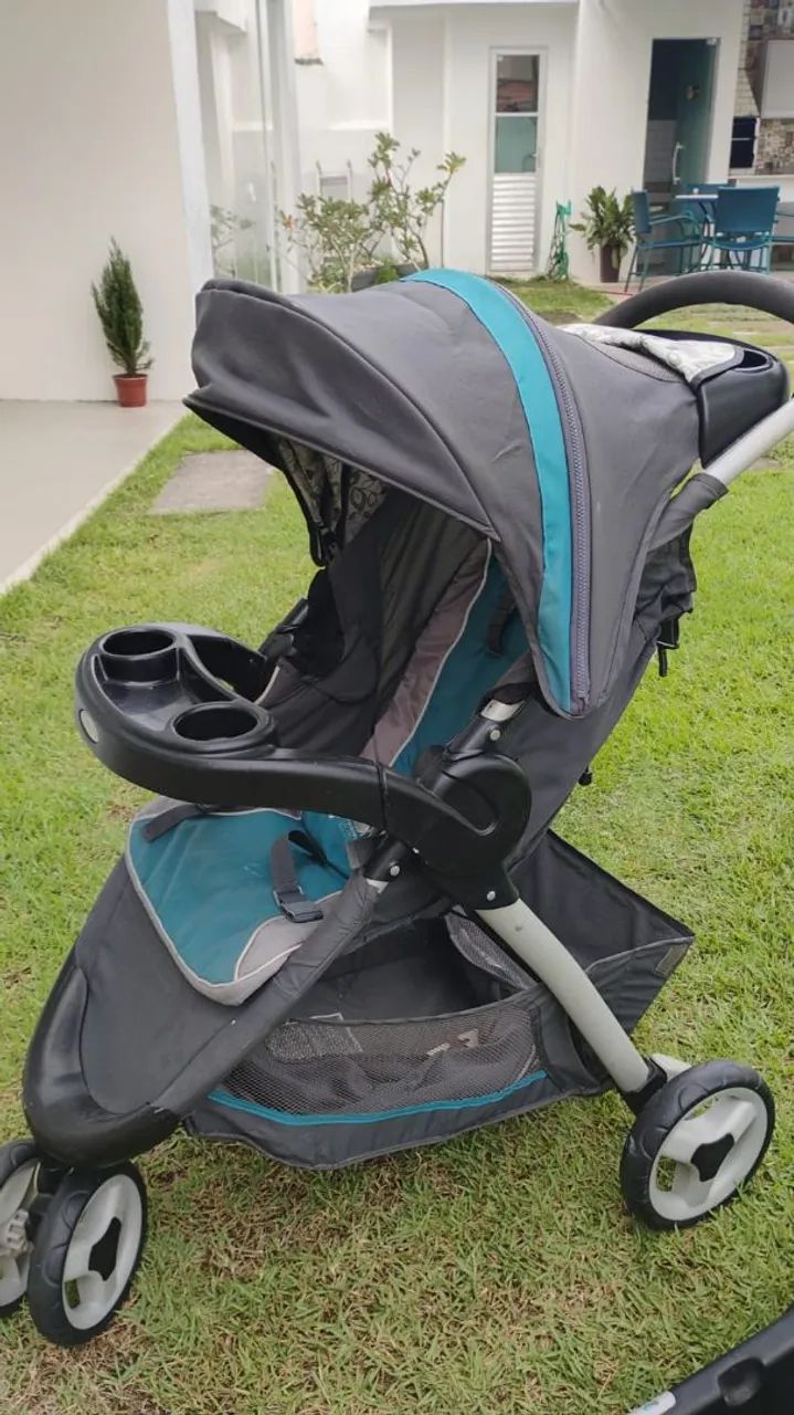 Carrinho com bebe conforto  - Foto 4
