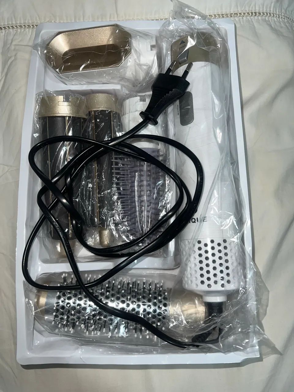 Secador e modelador de cabelo Unique 5 em 1, modelo ZDZQ-001 - Foto 3