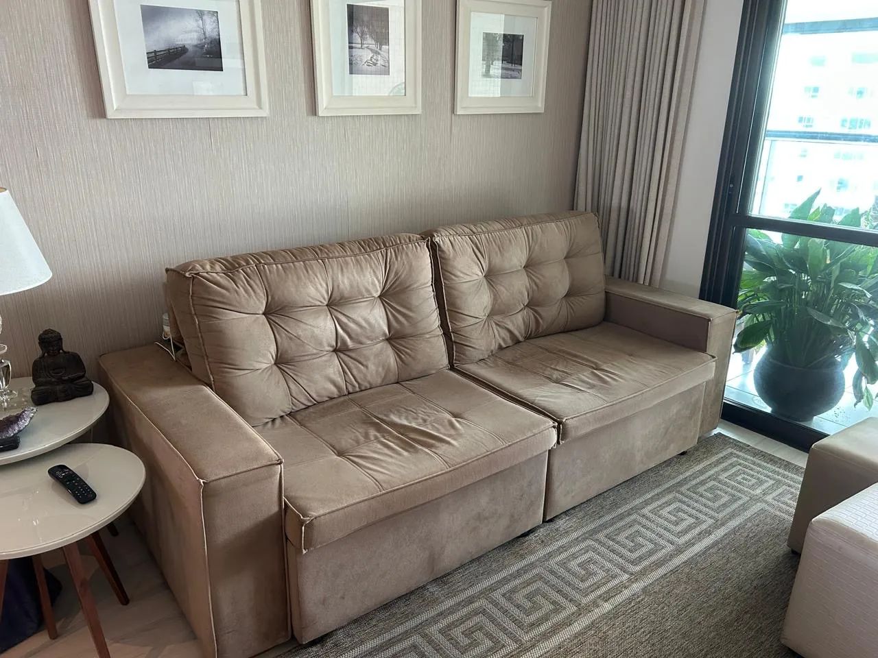 Lindo Sofá retrátil três lugares  - Foto 3