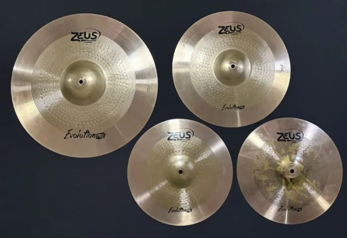 Kit De Pratos Zeus Evolution Pro Set C 14 / 16 / 20