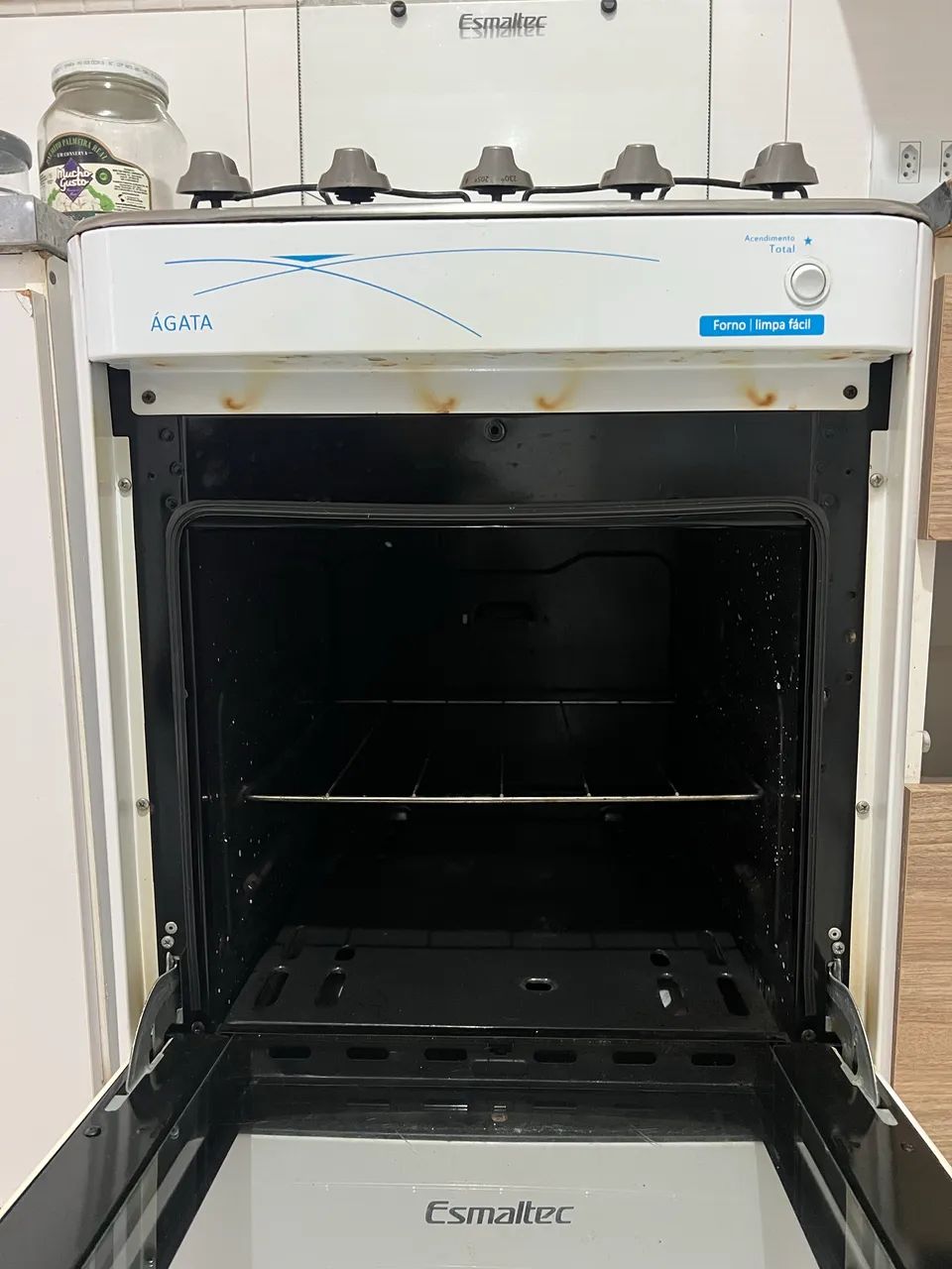 Fogão 4 Bocas Esmaltec Ágata Branco com Acendimento Automático - Foto 4