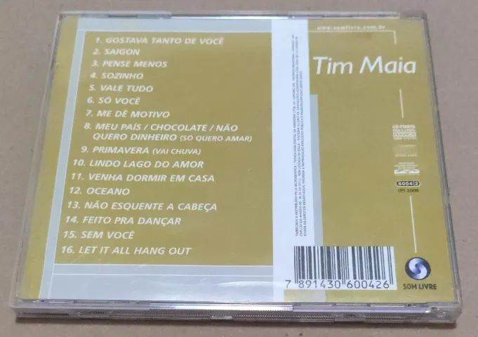 CD Tim Maia - Pérolas (CONSERVADO) - Foto 3