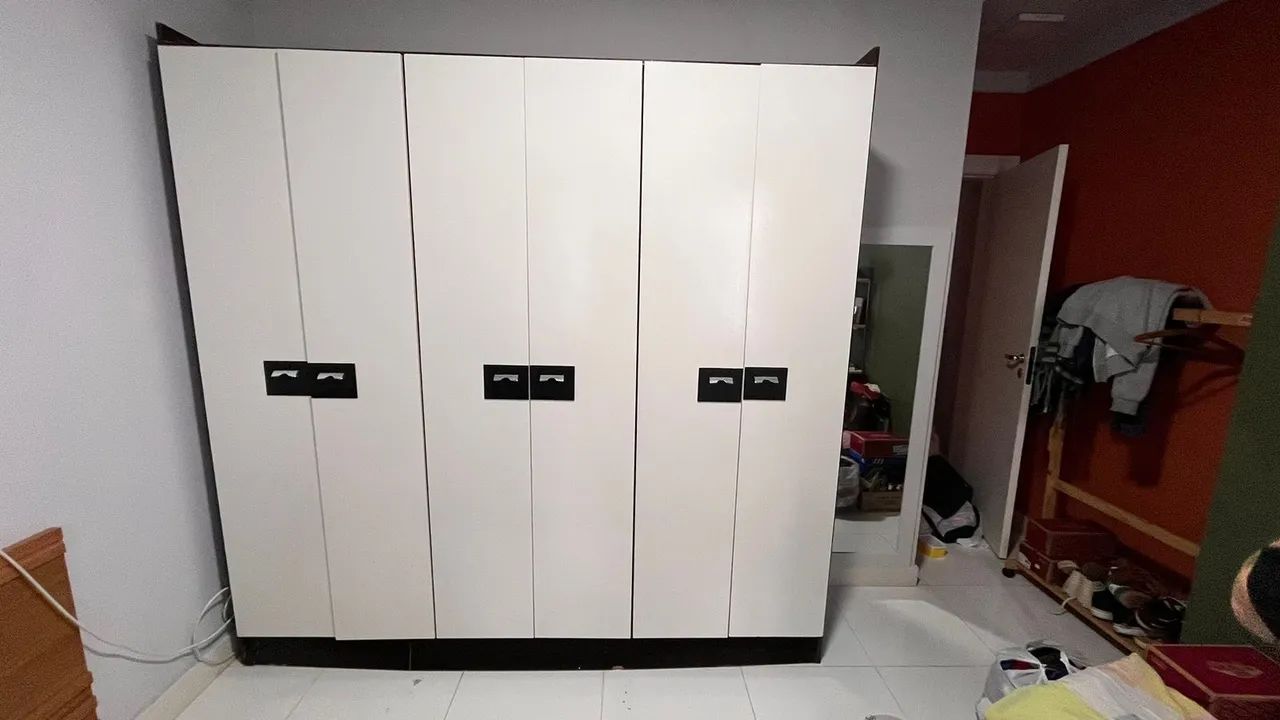 roupeiro 6 portas mdf 