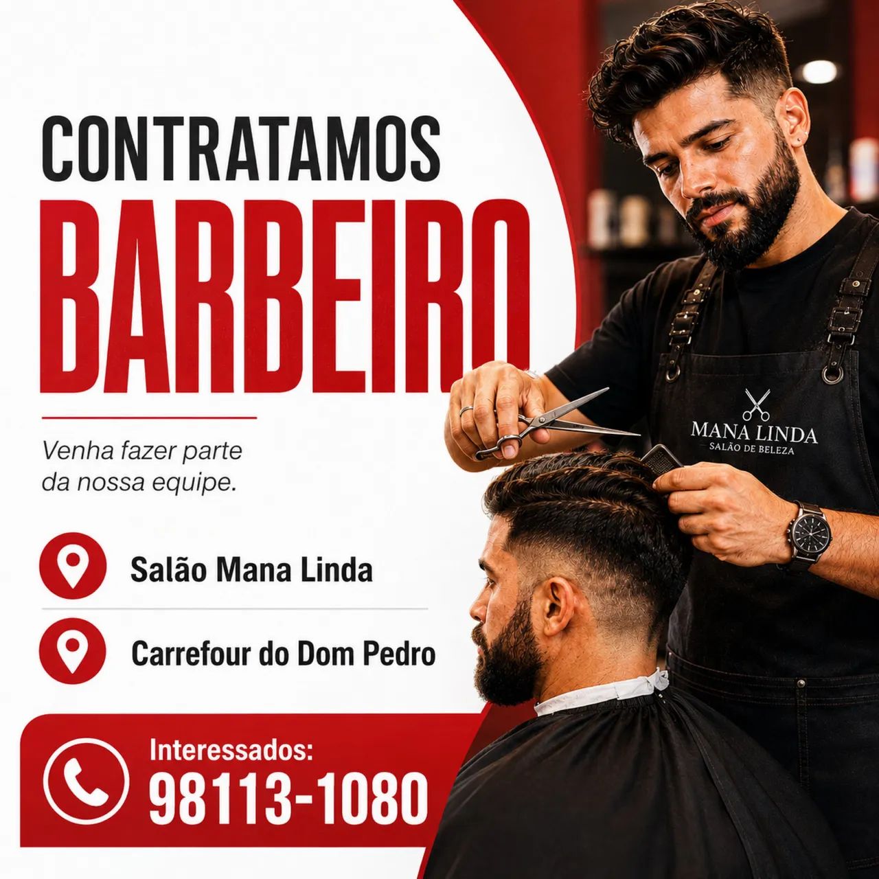 Barbeiro contrata-se com ajuda de custo  - Foto 3