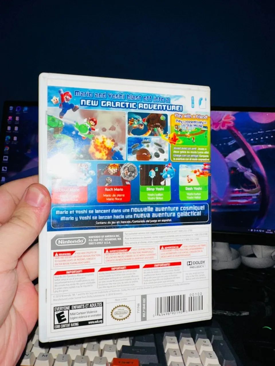 jogo original para nintendo wii - super mario galaxy 2 - americano - Foto 3