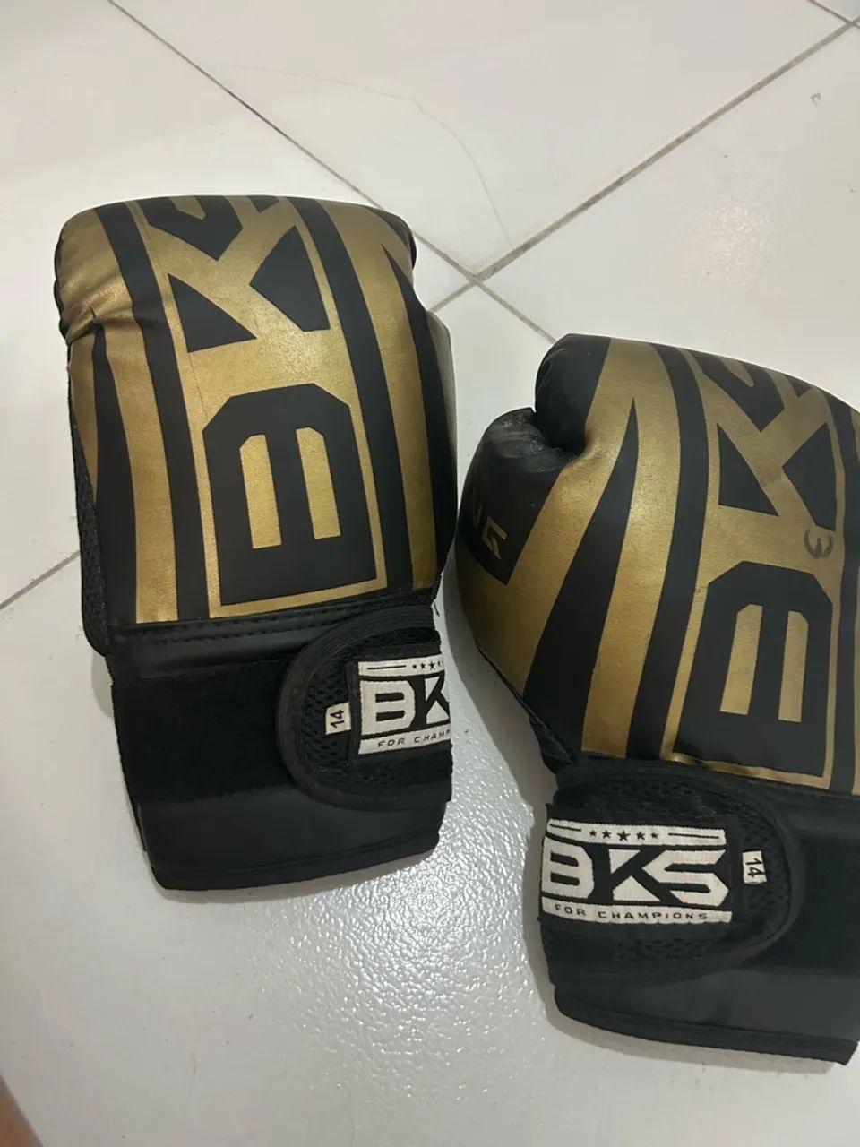 Luvas de boxe BKS 14 onças  - Foto 4