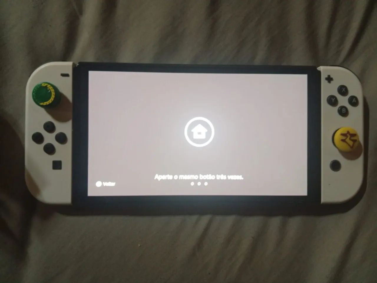 Nintendo switch OLED - COM GRIPS - COM CAIXA - Foto 2