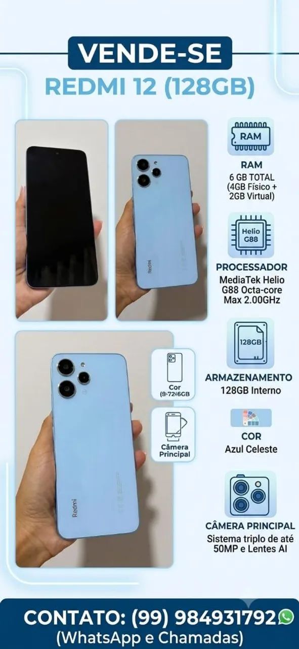 Celular REDMI 12 (128GB)