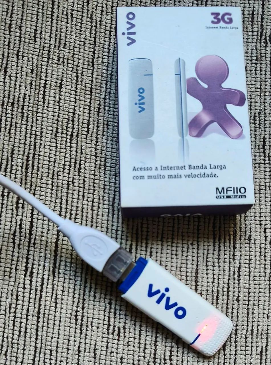 Modem USB 3G ZTE MF110 Vivo - Na Caixa - Foto 6