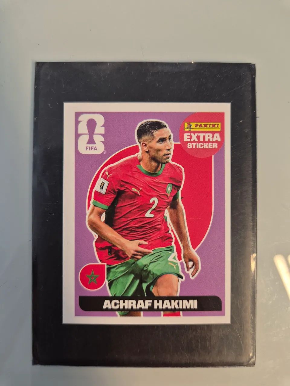 Figurinha Extra Legend Achraf Hakimi Bordô - Foto 2