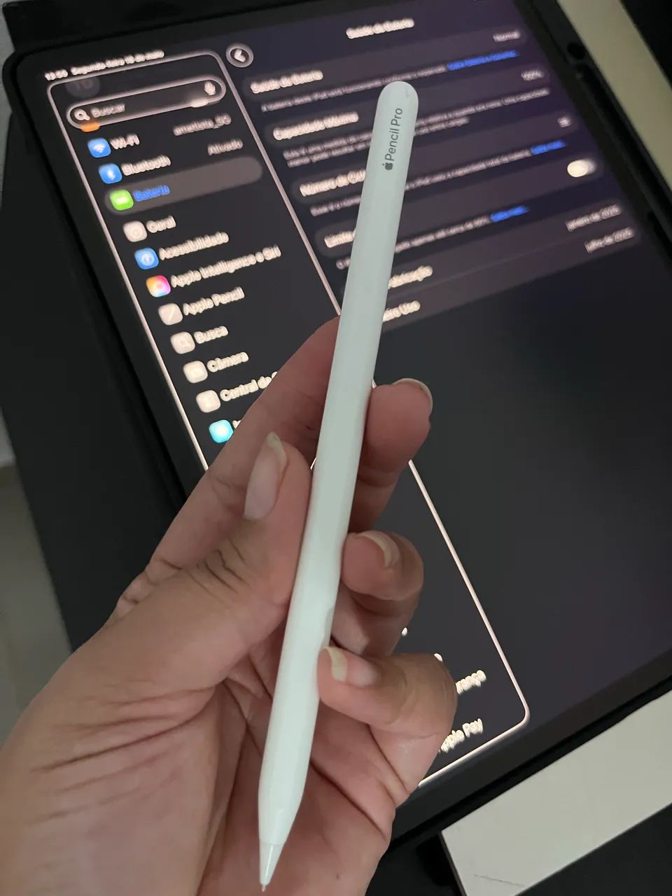 iPad Air 13 polegadas M3 128GB + Apple pencil PRO + 2 cases