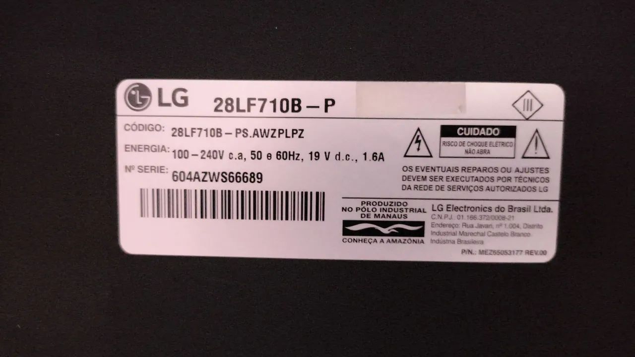 Tv 28 polegadas led lg