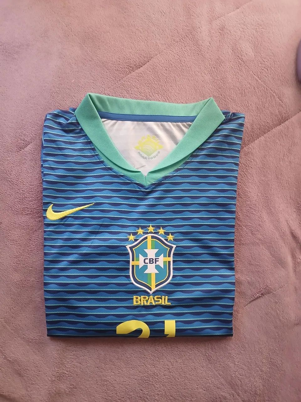 Camisa Brasil personalizada Endrik - Foto 4