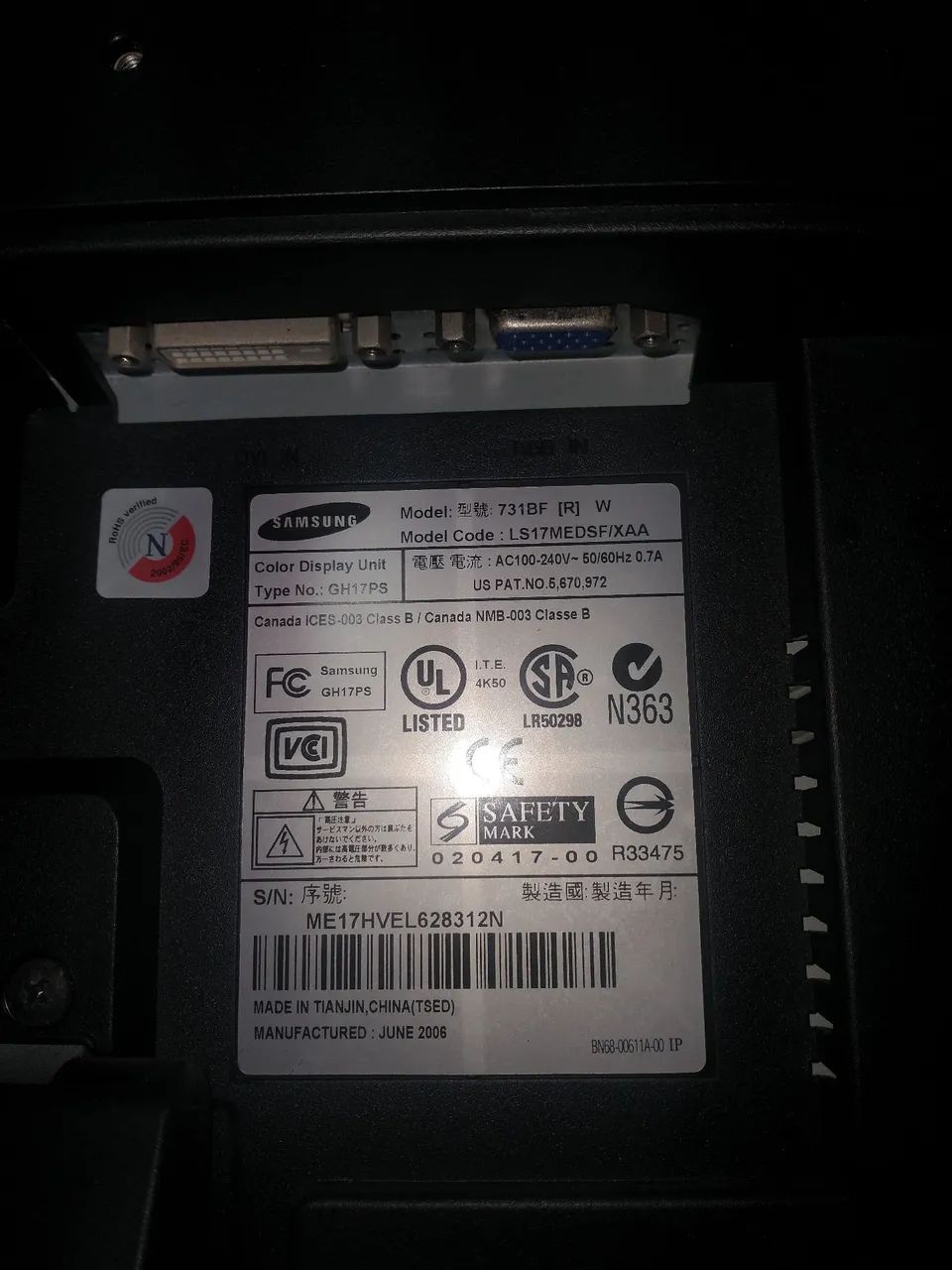 Monitor Samsung 17 LCD  - Foto 3