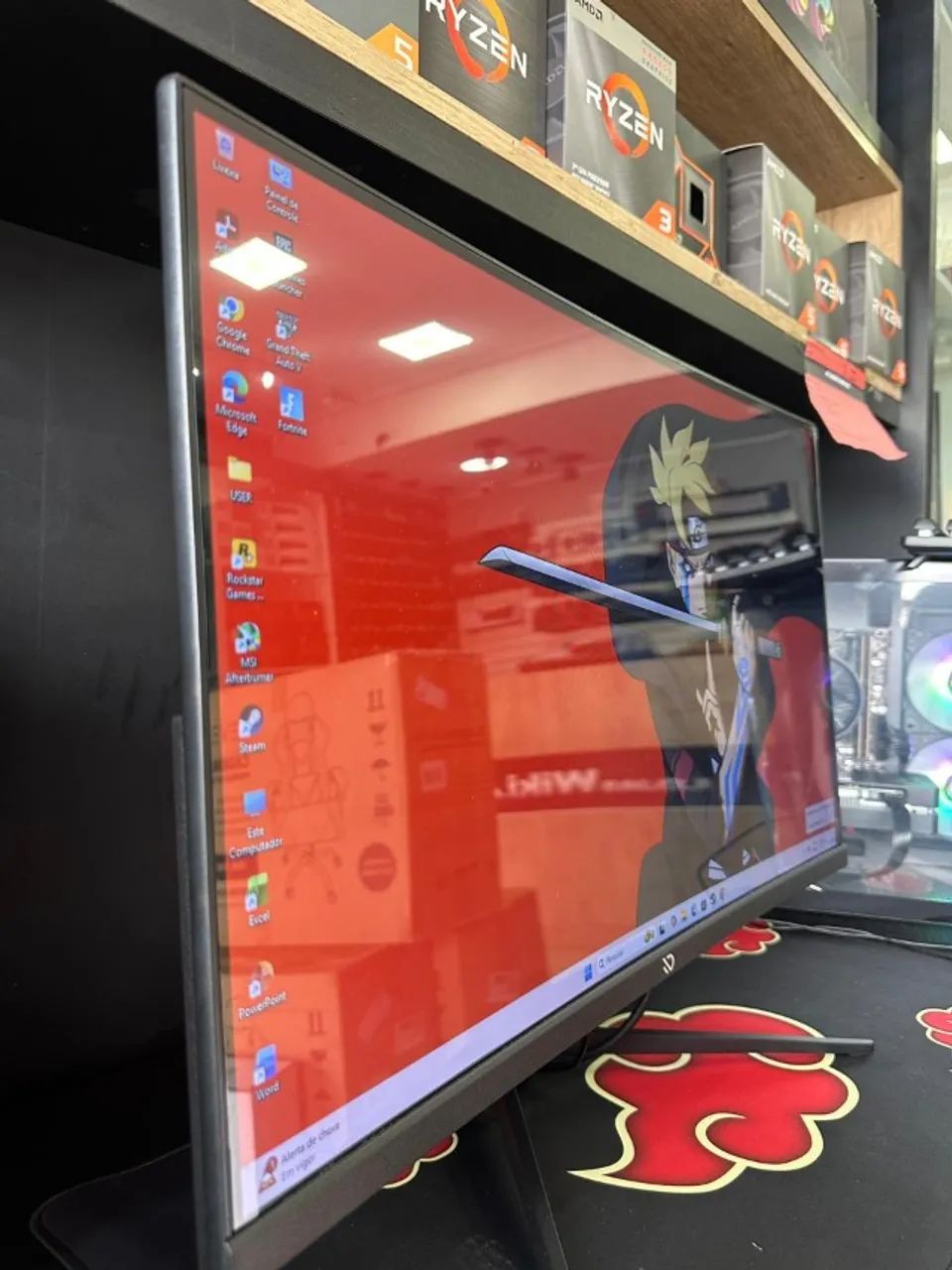 Monitor Gamer 27 Polegas 180 HZ IPS Cor Preta - Novo Lacrado 1 ano de Garantia - Wiki
