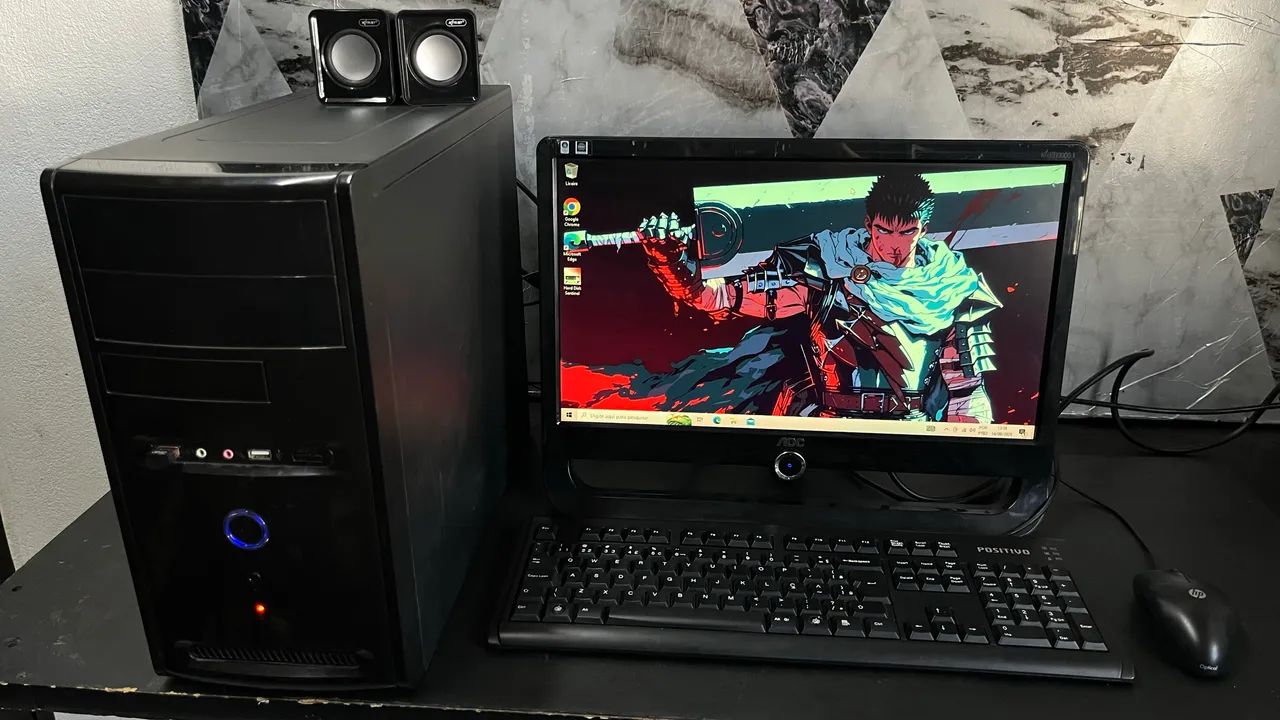 Computador Completo i7, 8GB de RAM  + Monitor 19 polegadas + wifi (Entrego e instalo)