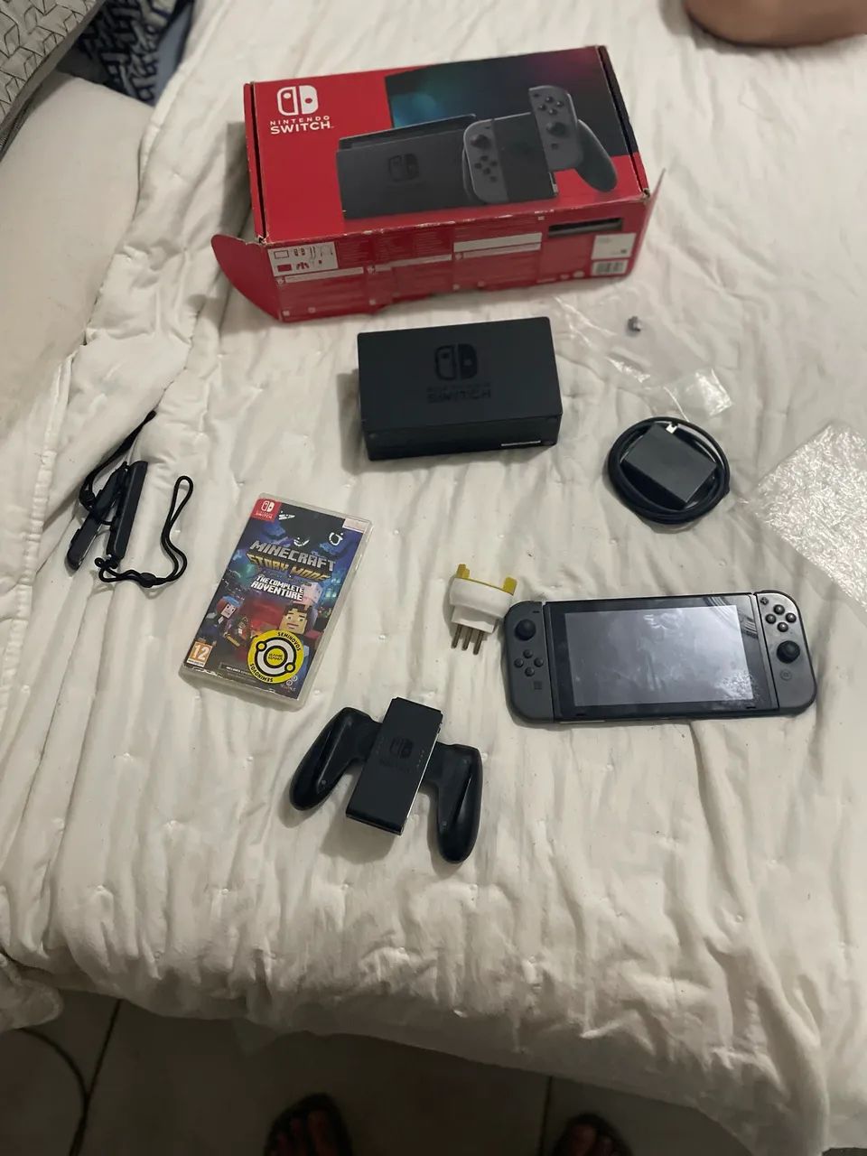 Nintendo Switch com o jogo minecraft story mode - Foto 5