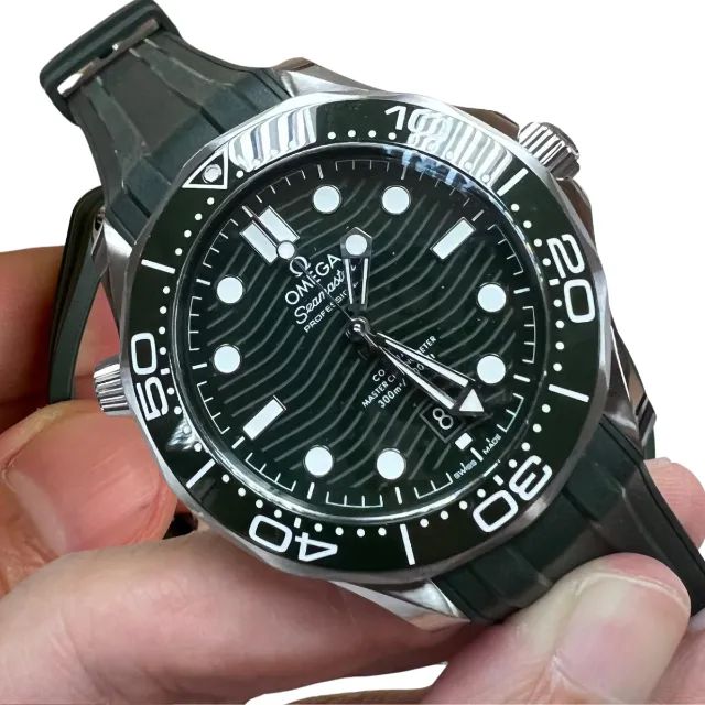 Omega Seamaster Verde Automático Suíço C Garantia - Foto 5