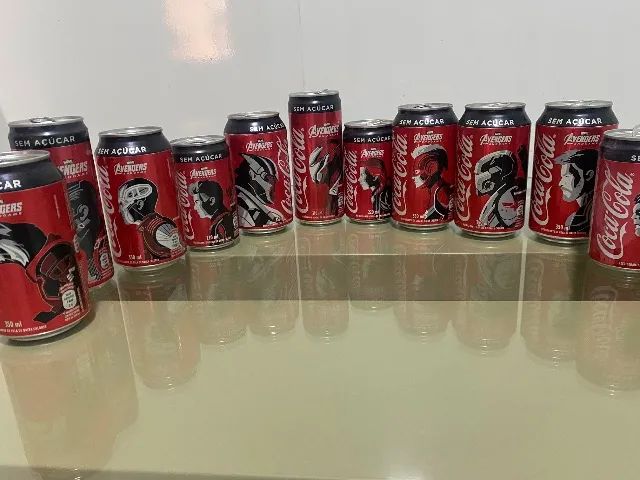 Coleção Latas Coca Cola Vingadores Ultimato. - Foto 4