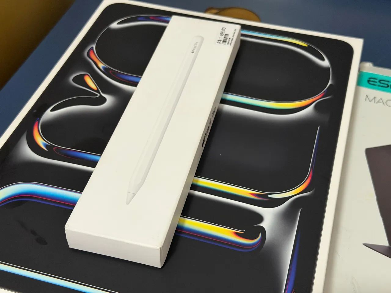 iPad Pro M4 13 2TB + Apple Pencil Pro + Acessórios | Estado de Zero | Oportunidade - Foto 5