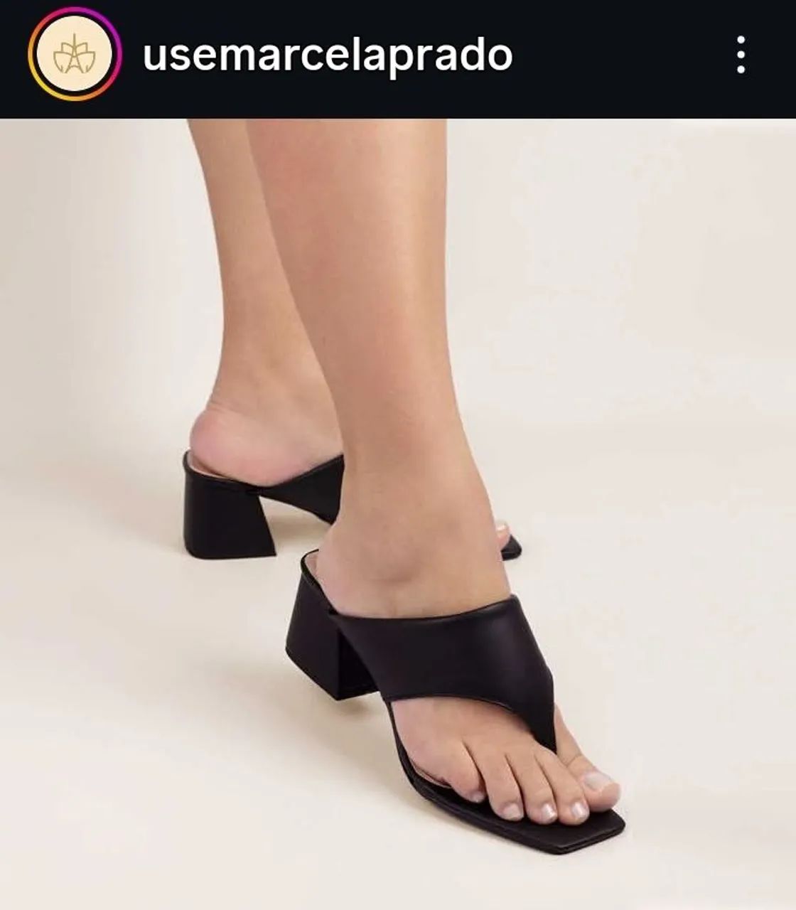 Sandália / tamanco  toe thong - Foto 4