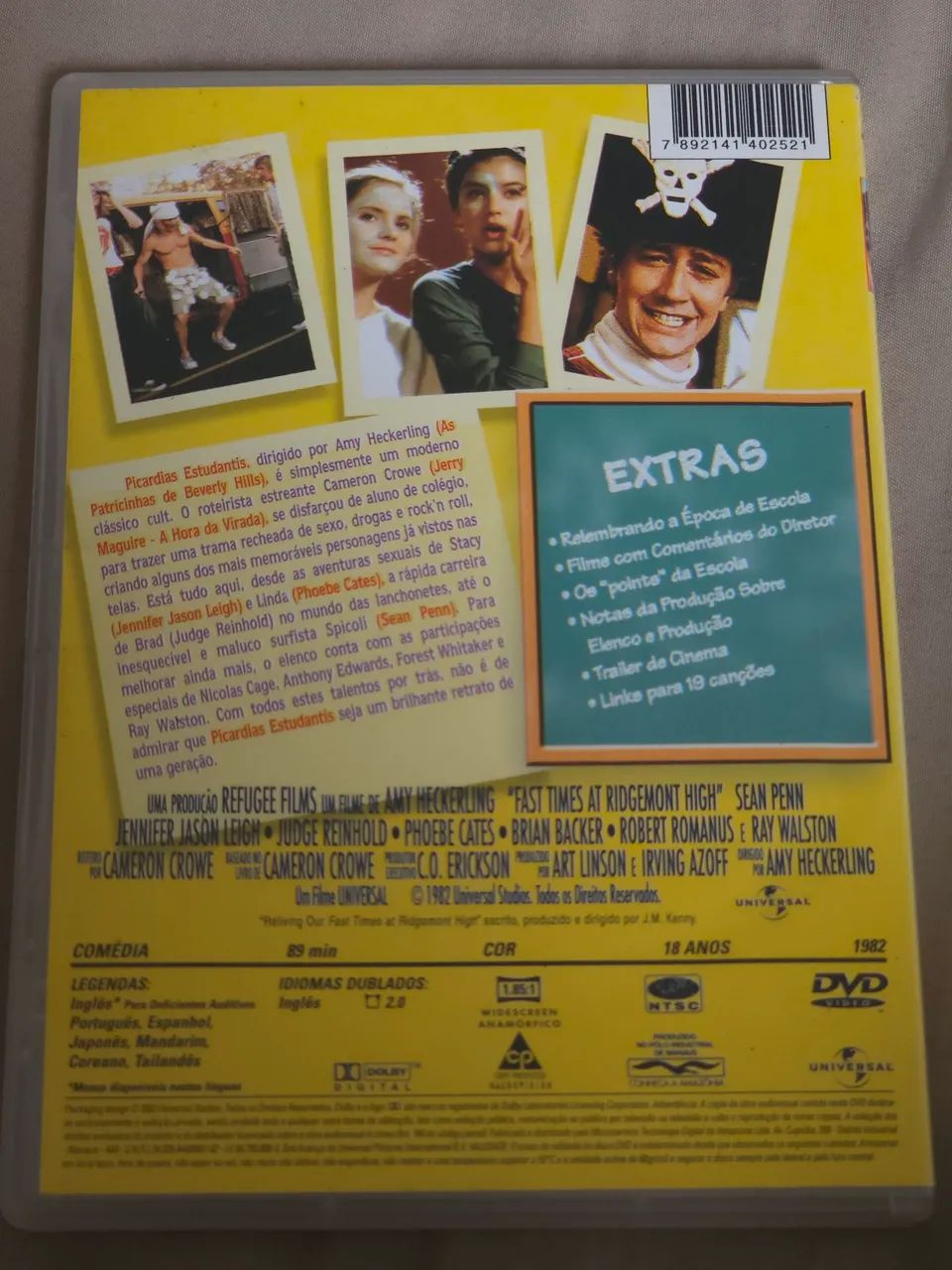 DVD - Picardias Estudantis - Sean Penn - Legendado - Foto 3