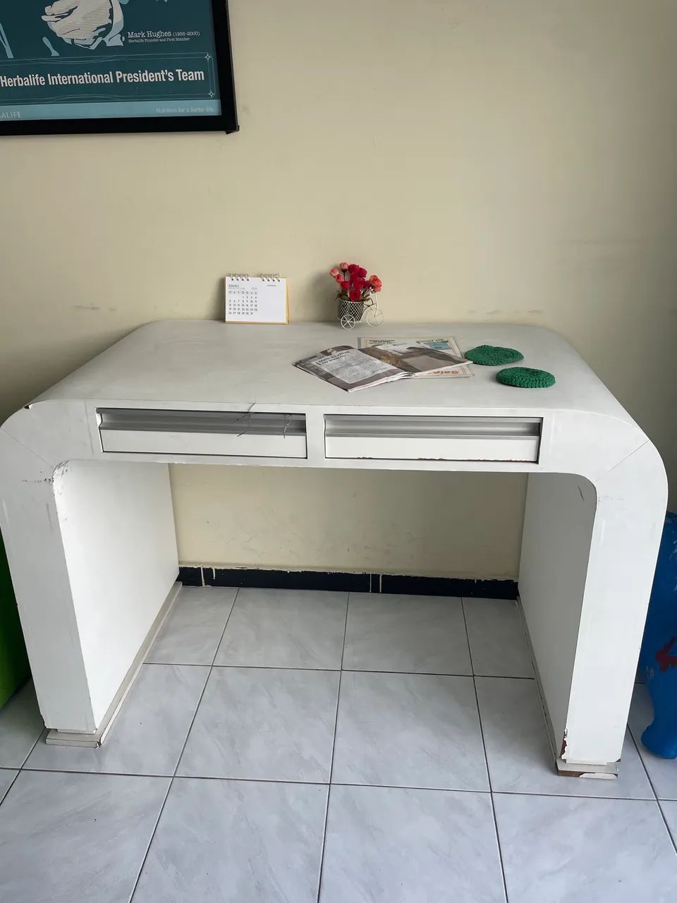Escrivaninha branca - Foto 2