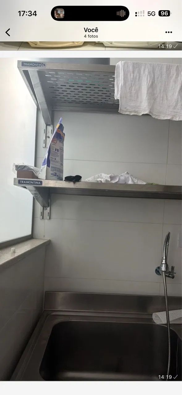 Bancada lavagem cozinha profissional  - Foto 2